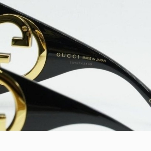 AUTH NEW GUCCI WRAP BLACK SUNGLASSES SZ XL NWT - Picture 4 of 9